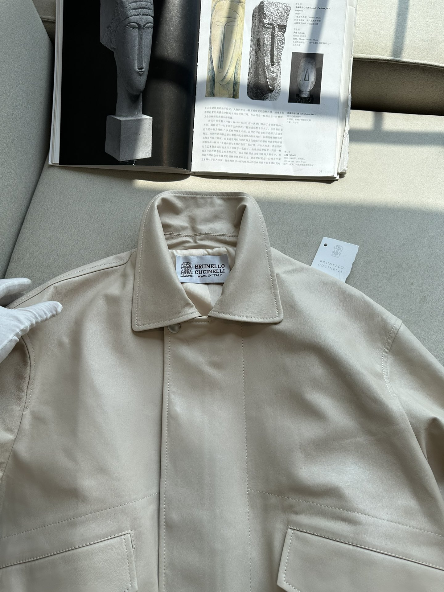 BRUNELLO CUCINELLI Женская кожаная куртка BRUNELLO CUCINELLI Женская кожаная куртка