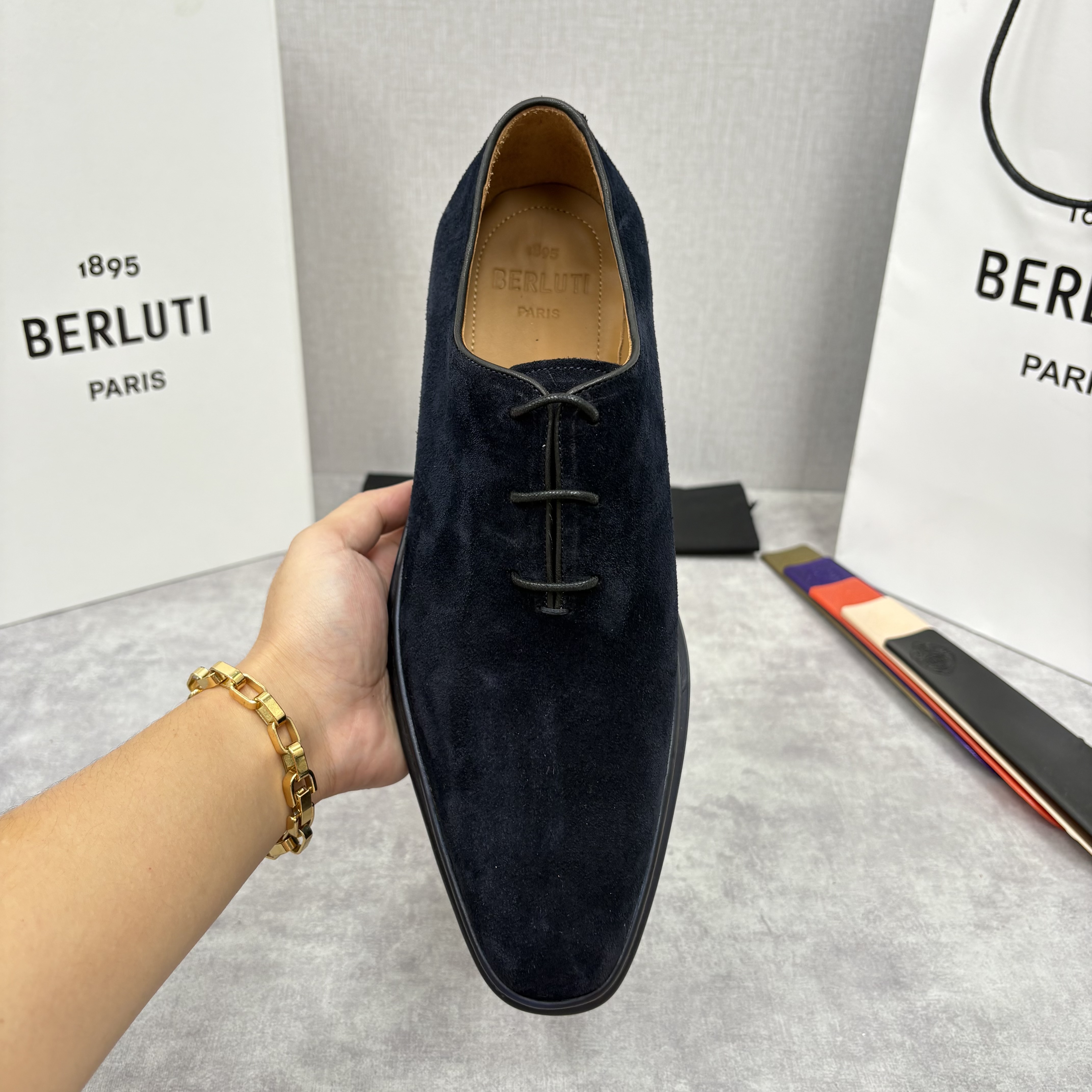 BERLUTI Мужские лоферы Alto замша