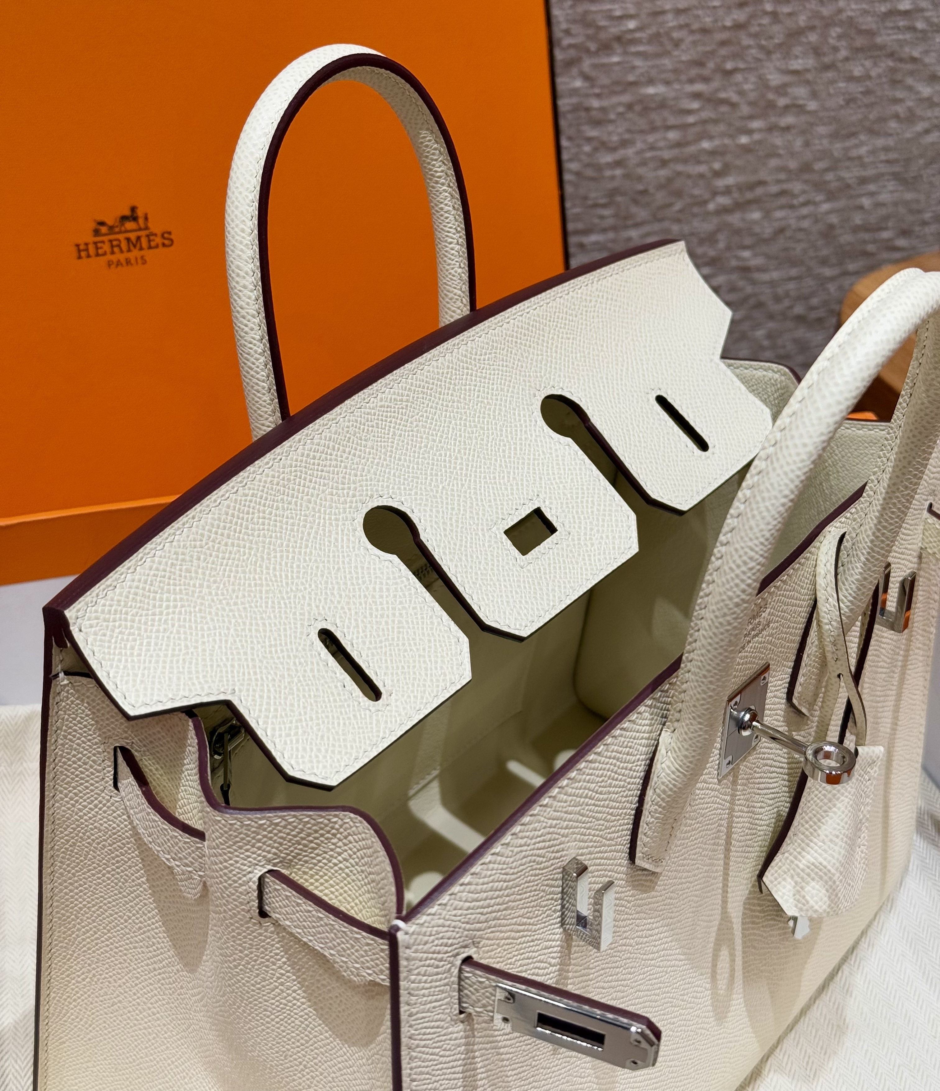 HERMES Женская сумка Birkin 25 см i2 Epsom HERMES Женская сумка Birkin 25 см i2 Epsom