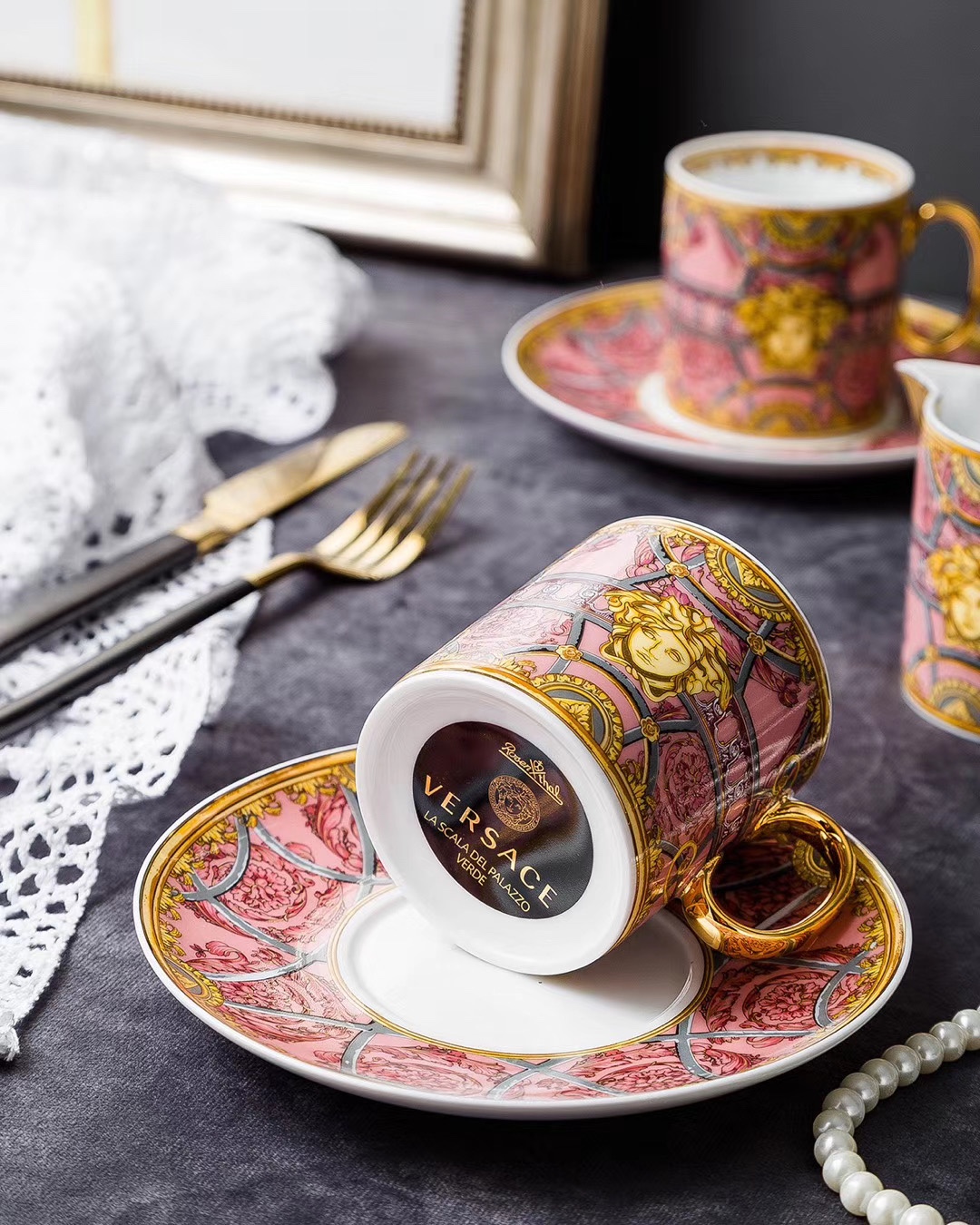 VERSACE Чайный сервиз на 6 персон