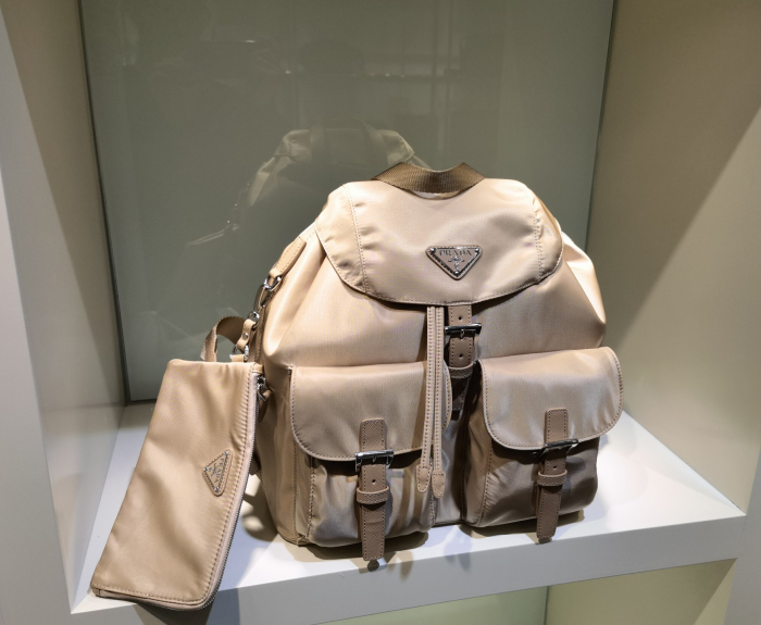 PRADA Женский рюкзак 1BZ811 с ​​подвесной сумкой