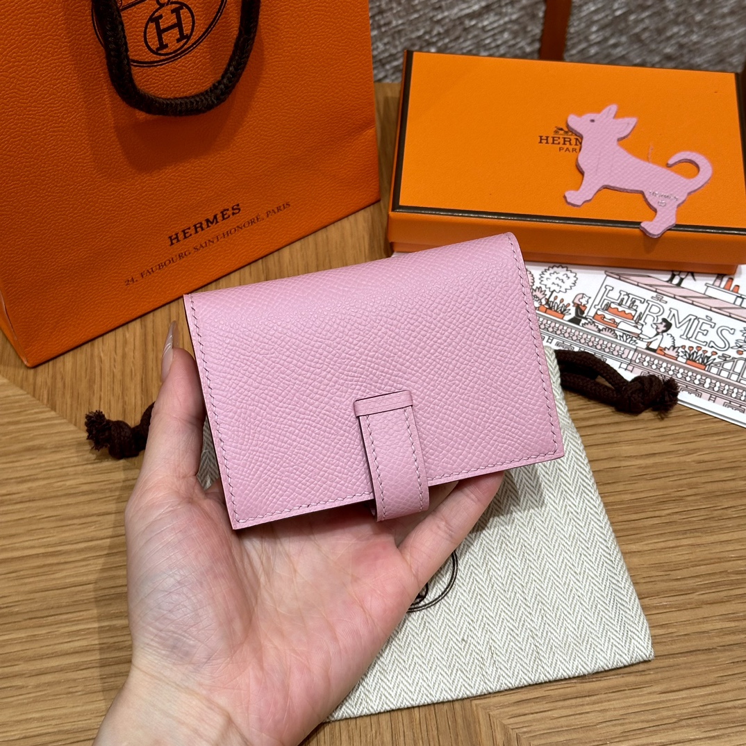 HERMES Кошелёк Bearn 10 см x9/Mauve Epsom HERMES Кошелёк Bearn 10 см x9/Mauve Epsom