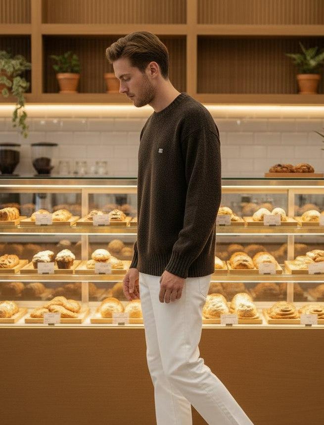 CELINE Мужской свитер из шерсти 