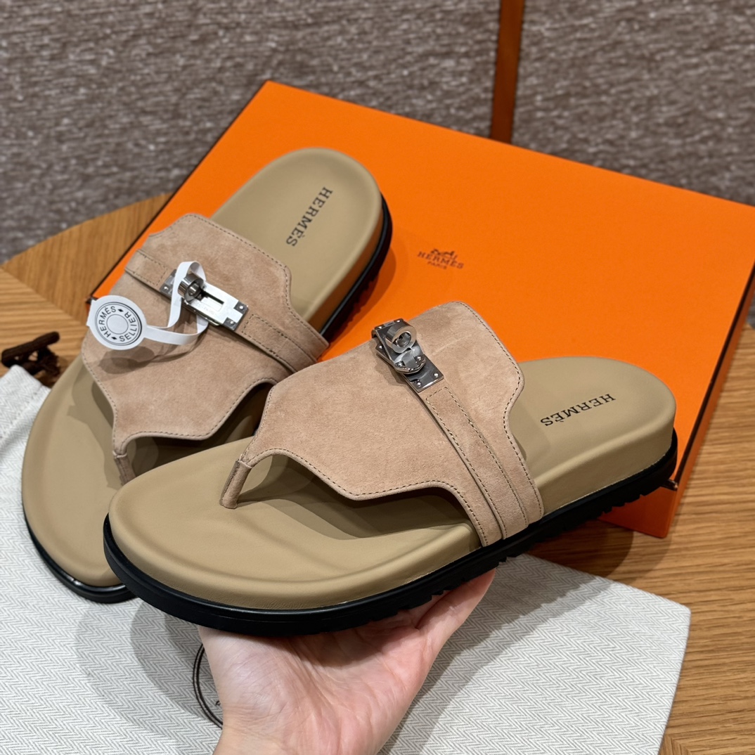 HERMES Женские сандалии Empire из замши HERMES Женские сандалии Empire из замши