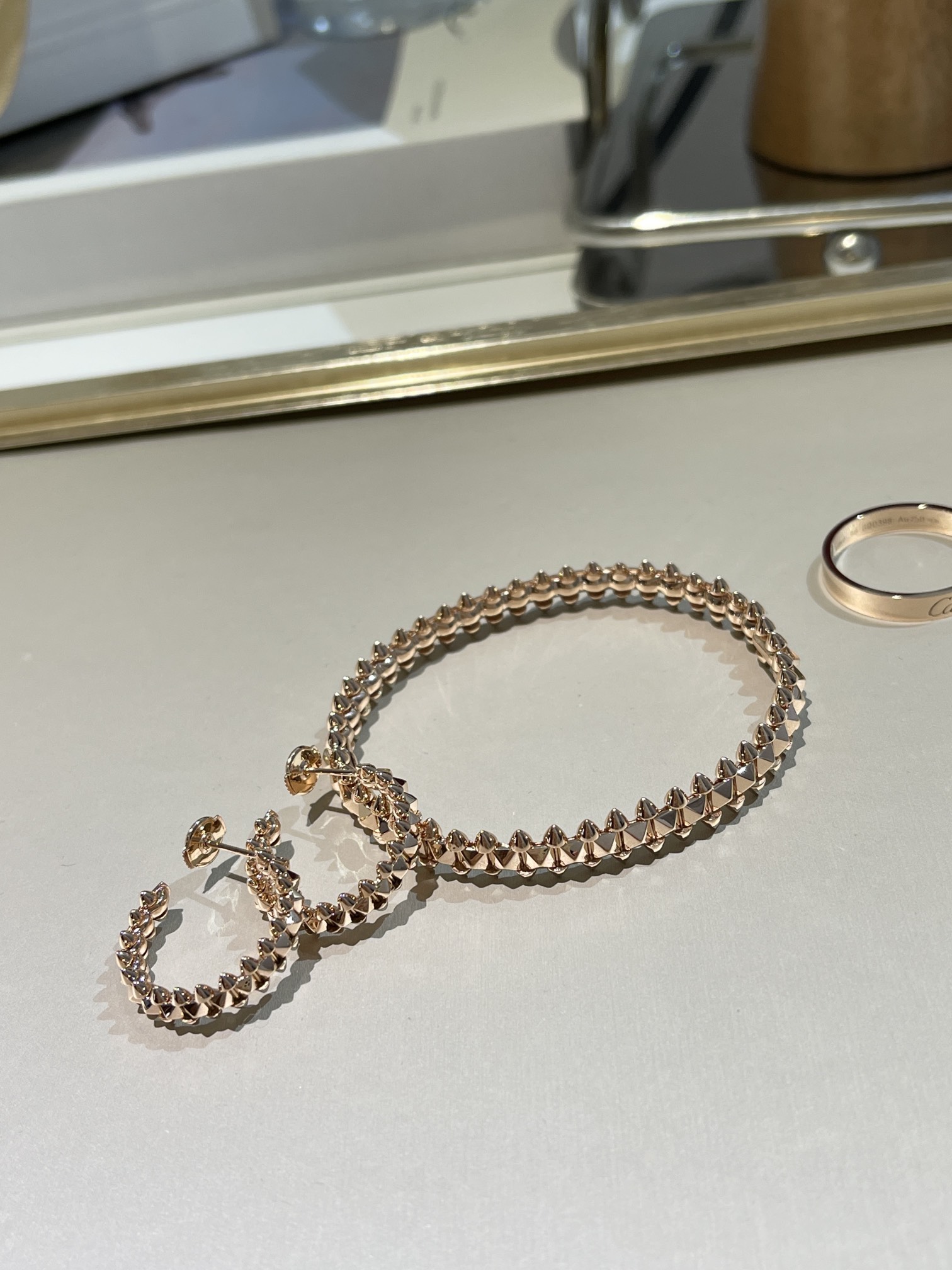 CARTIER Браслет Bullet розовое золото CARTIER Браслет Bullet розовое золото