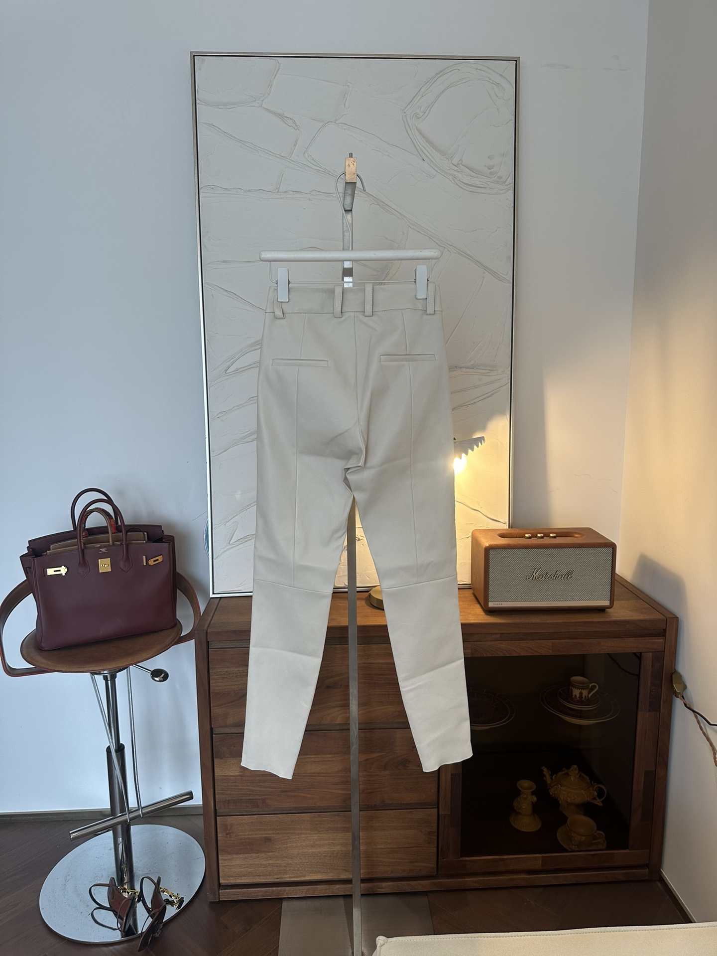 VERSACE Женские кожаные брюки VERSACE Женские кожаные брюки