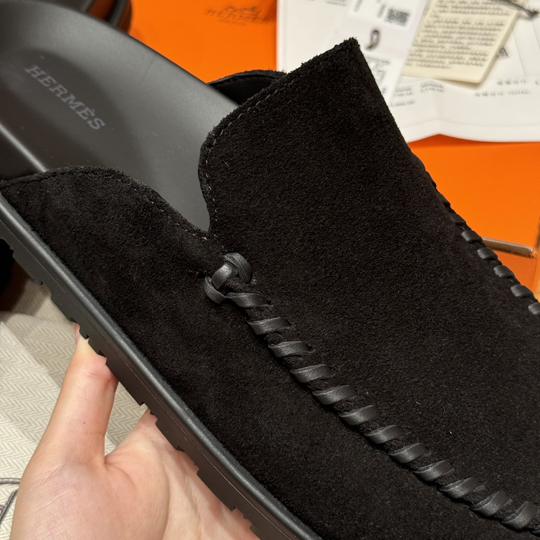 HERMES Мужские мюли Johan 