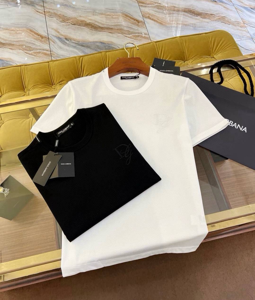 DOLCE & GABBANA Мужская футболка хлопок DOLCE & GABBANA Мужская футболка хлопок