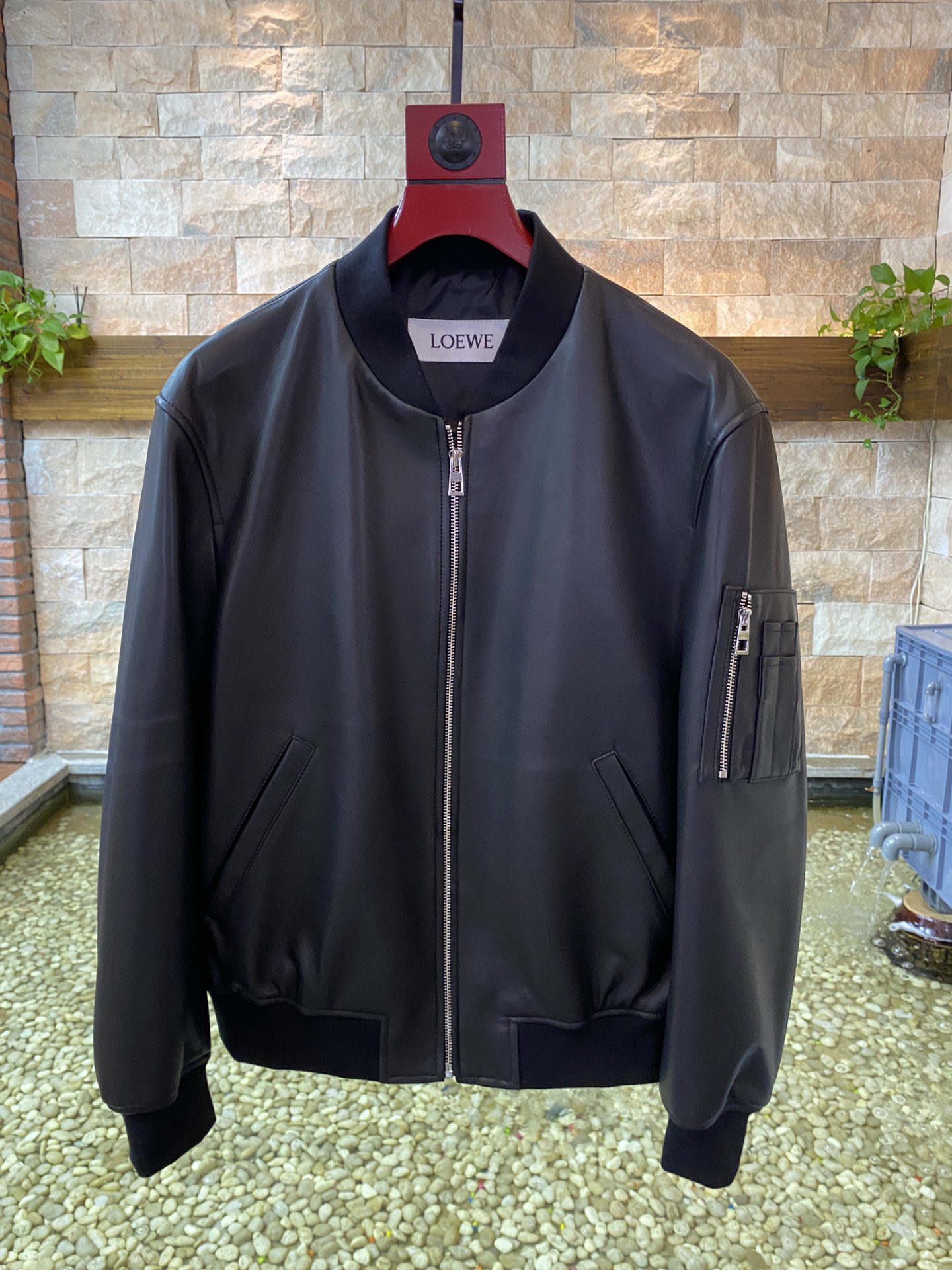 LOEWE Мужская кожаная куртка LOEWE Мужская кожаная куртка