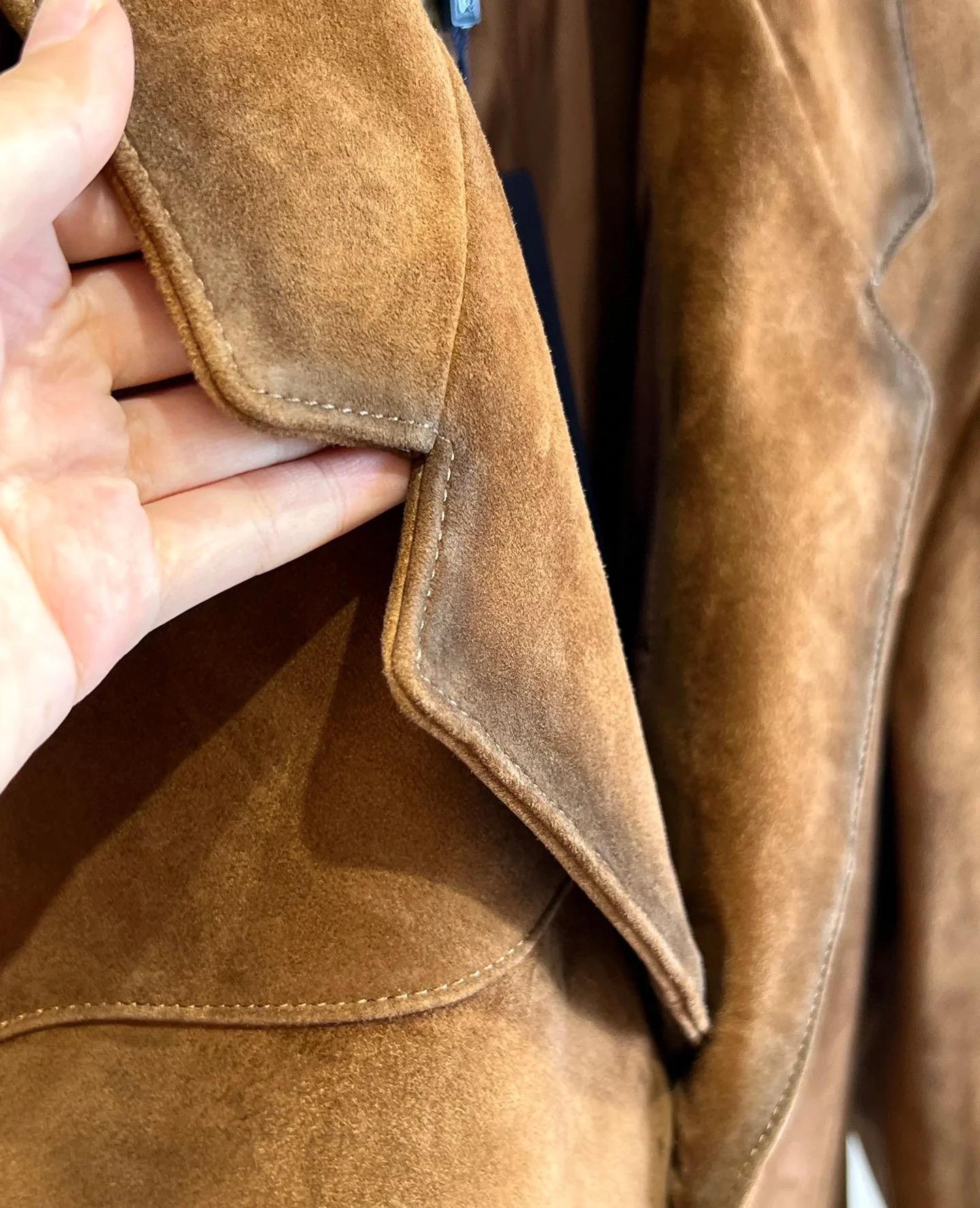 PRADA Мужской пиджак из замши PRADA Мужской пиджак из замши