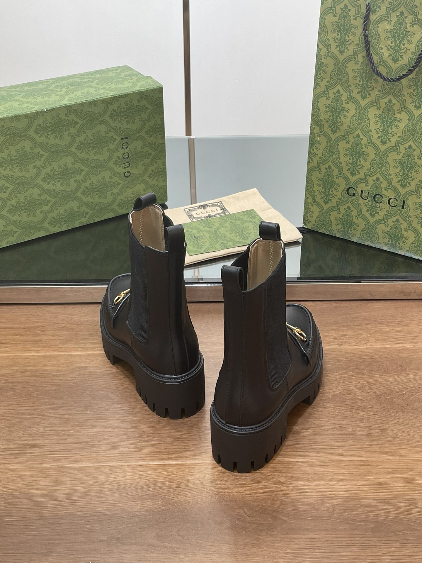 GUCCI Женские ботинки Horsebit GUCCI Женские ботинки Horsebit