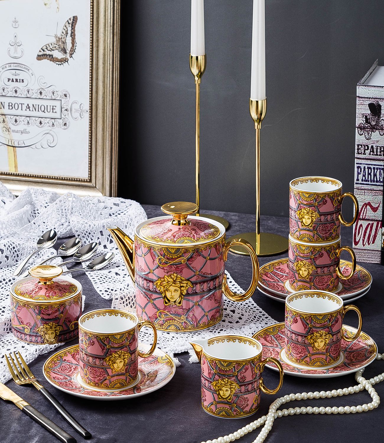 VERSACE Чайный сервиз на 6 персон