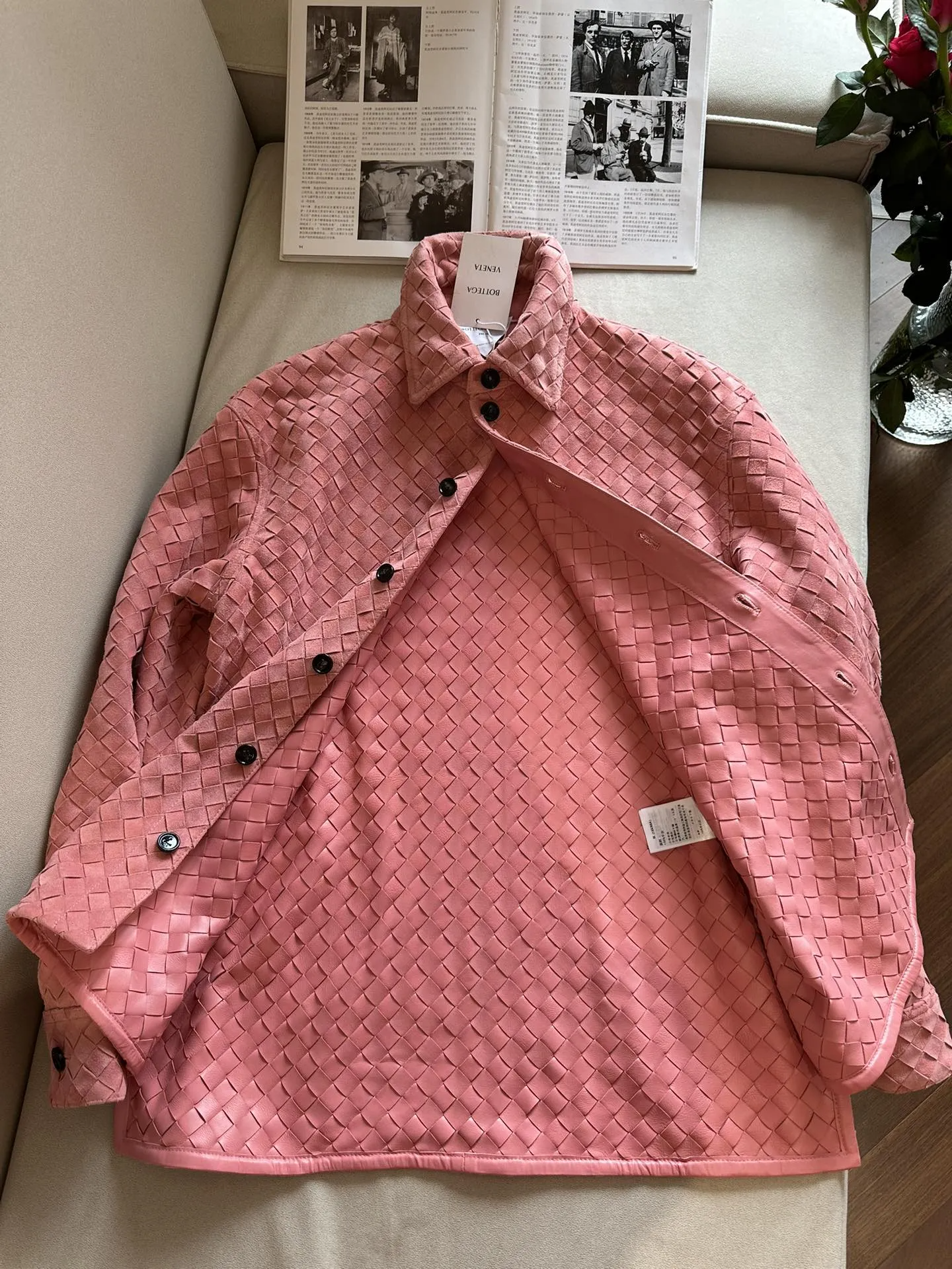 BOTTEGA VENETA Женская рубашка из замши BOTTEGA VENETA Женская рубашка из замши