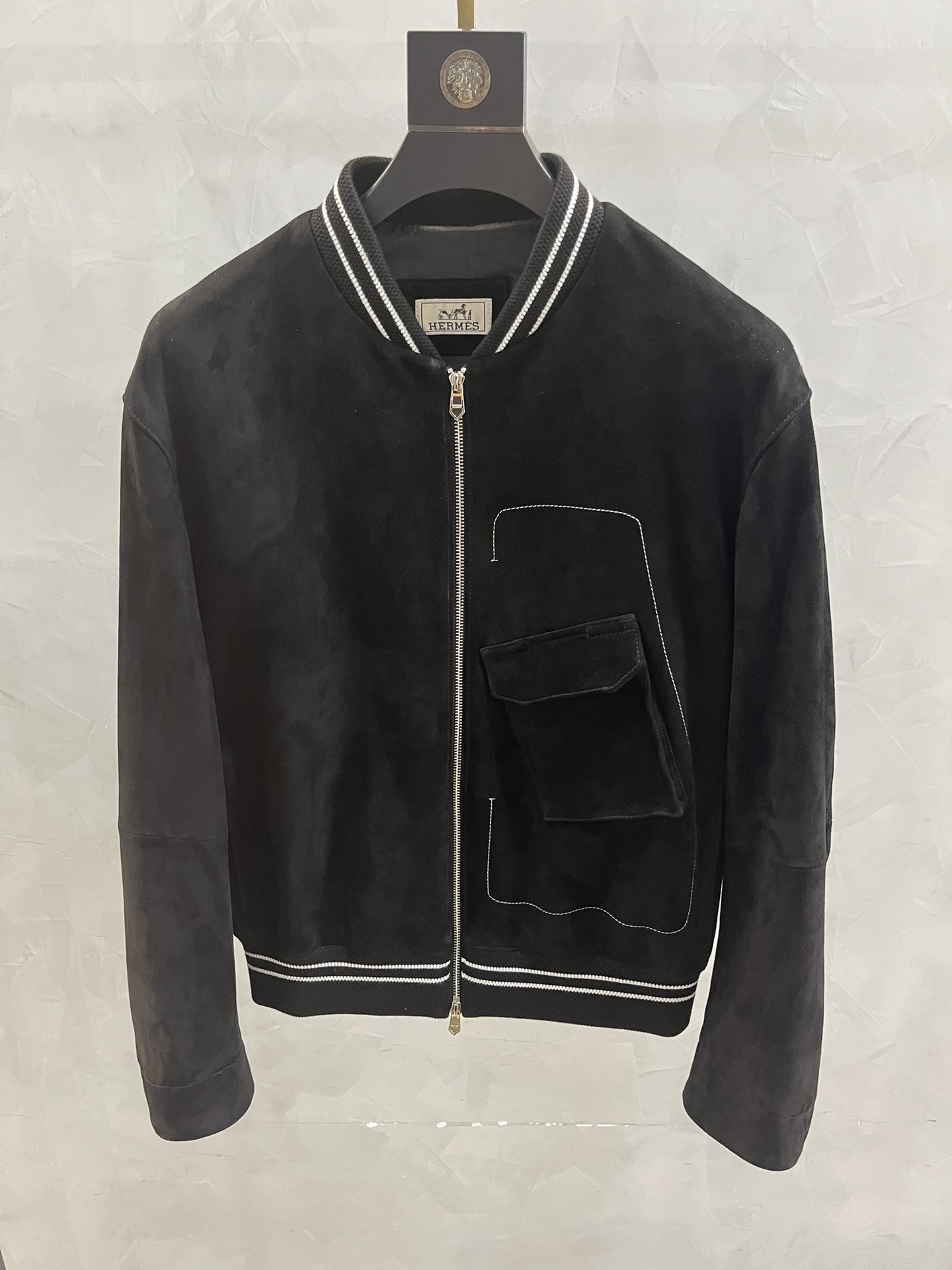 HERMES Мужская куртка из замши HERMES Мужская куртка из замши