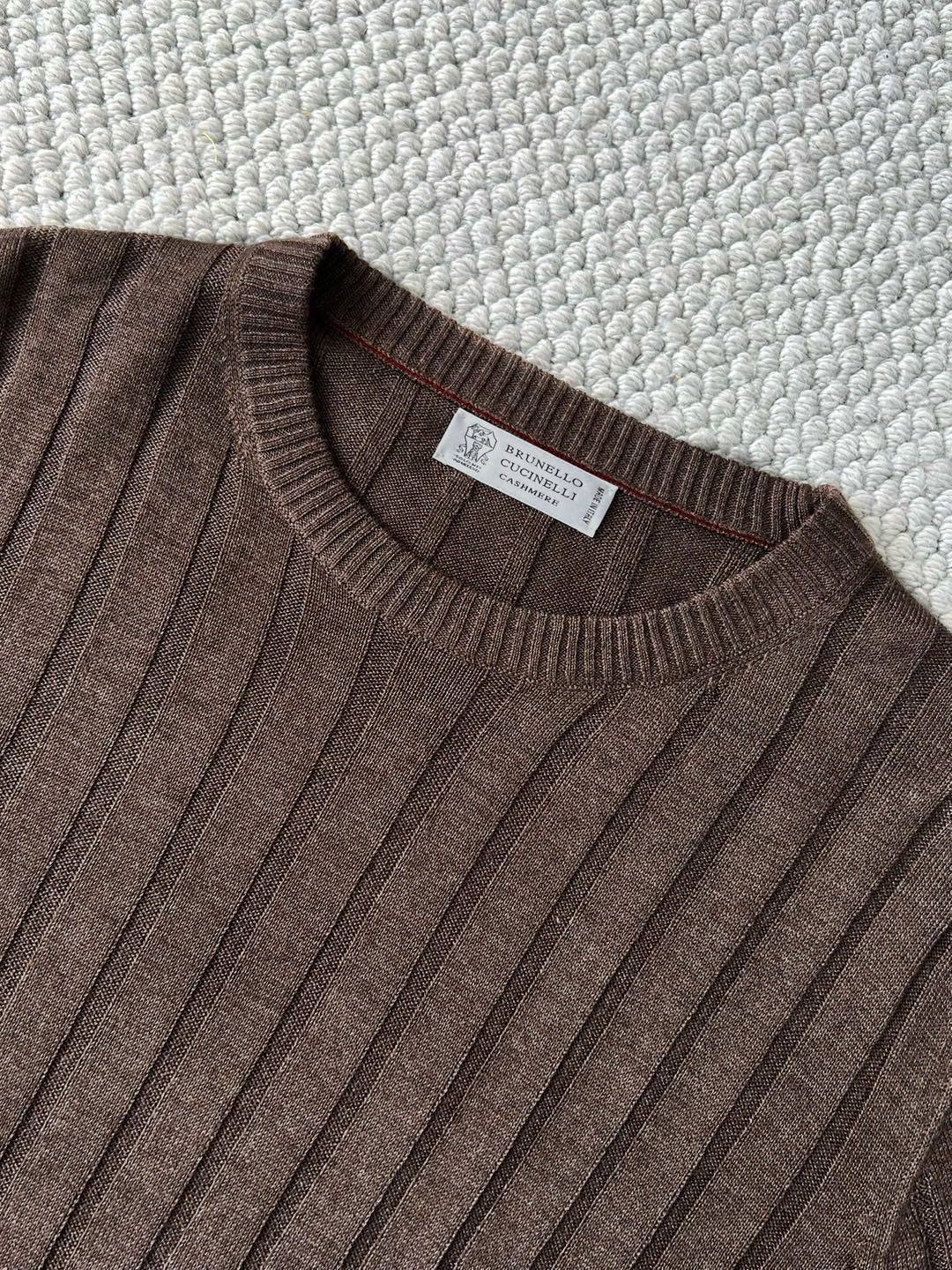 BRUNELLO CUCINELLI Мужская футболка из кашемира BRUNELLO CUCINELLI Мужская футболка из кашемира