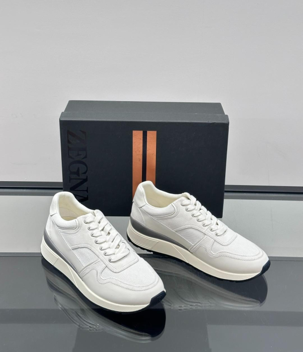 ERMENEGILDO ZEGNA Мужские кроссовки телячья кожа