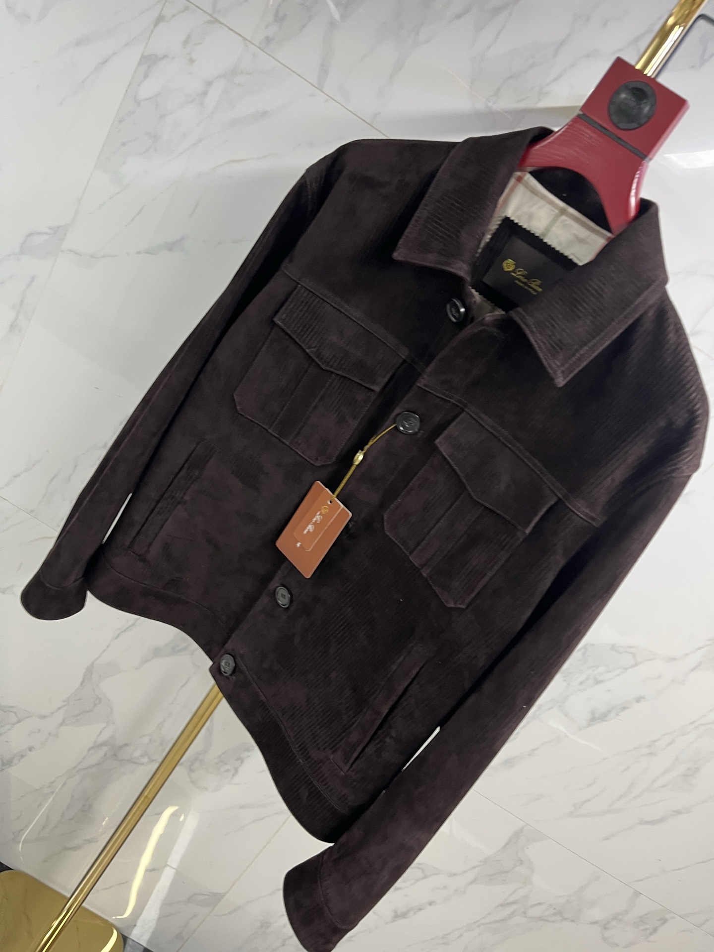 LORO PIANA Мужская куртка из замши LORO PIANA Мужская куртка из замши