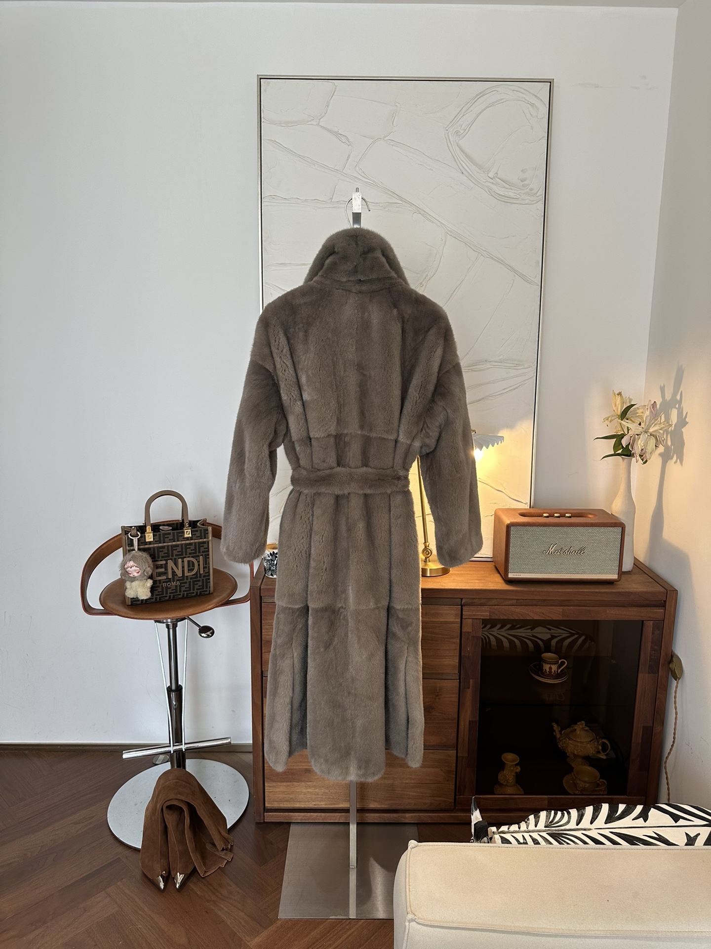 BRUNELLO CUCINELLI Женская шуба из норки BRUNELLO CUCINELLI Женская шуба из норки