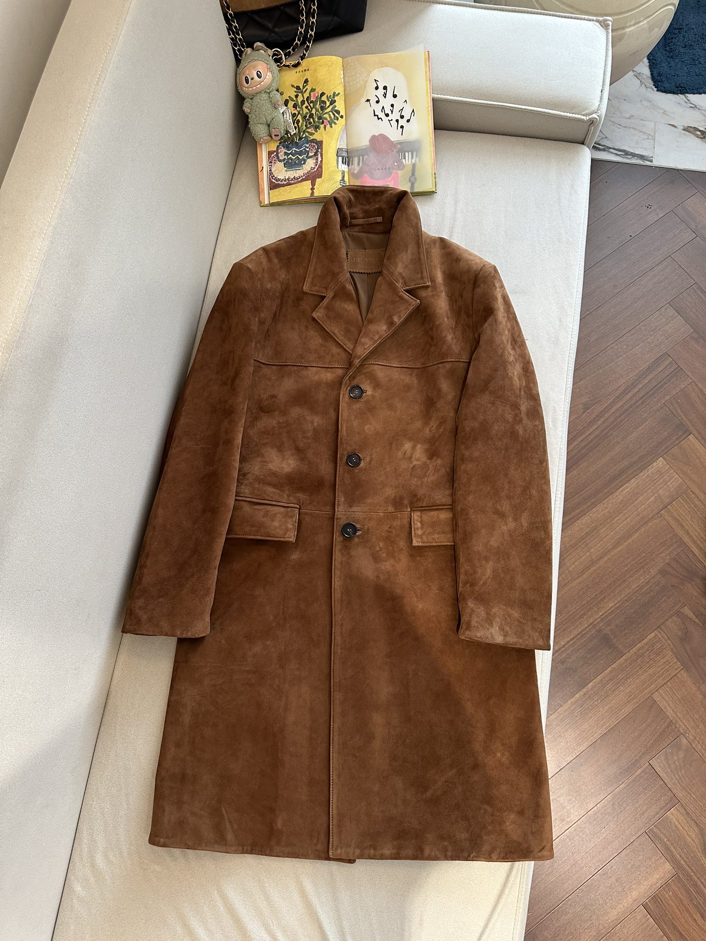 PRADA Женское пальто из замши PRADA Женское пальто из замши