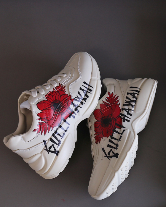 GUCCI Кроссовки с 3D печатью Hawaii