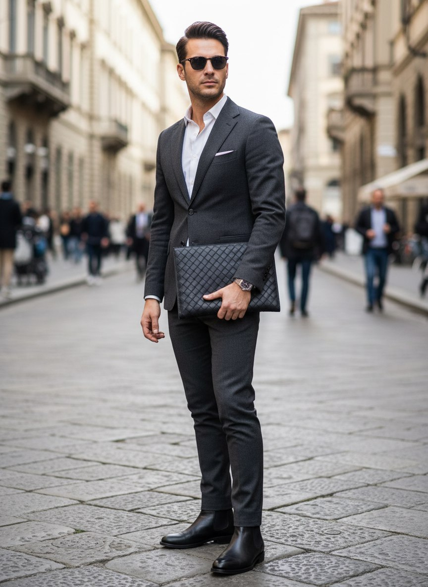 BOTTEGA VENETA Мужская папка-клатч для документов BOTTEGA VENETA Мужская папка-клатч для документов