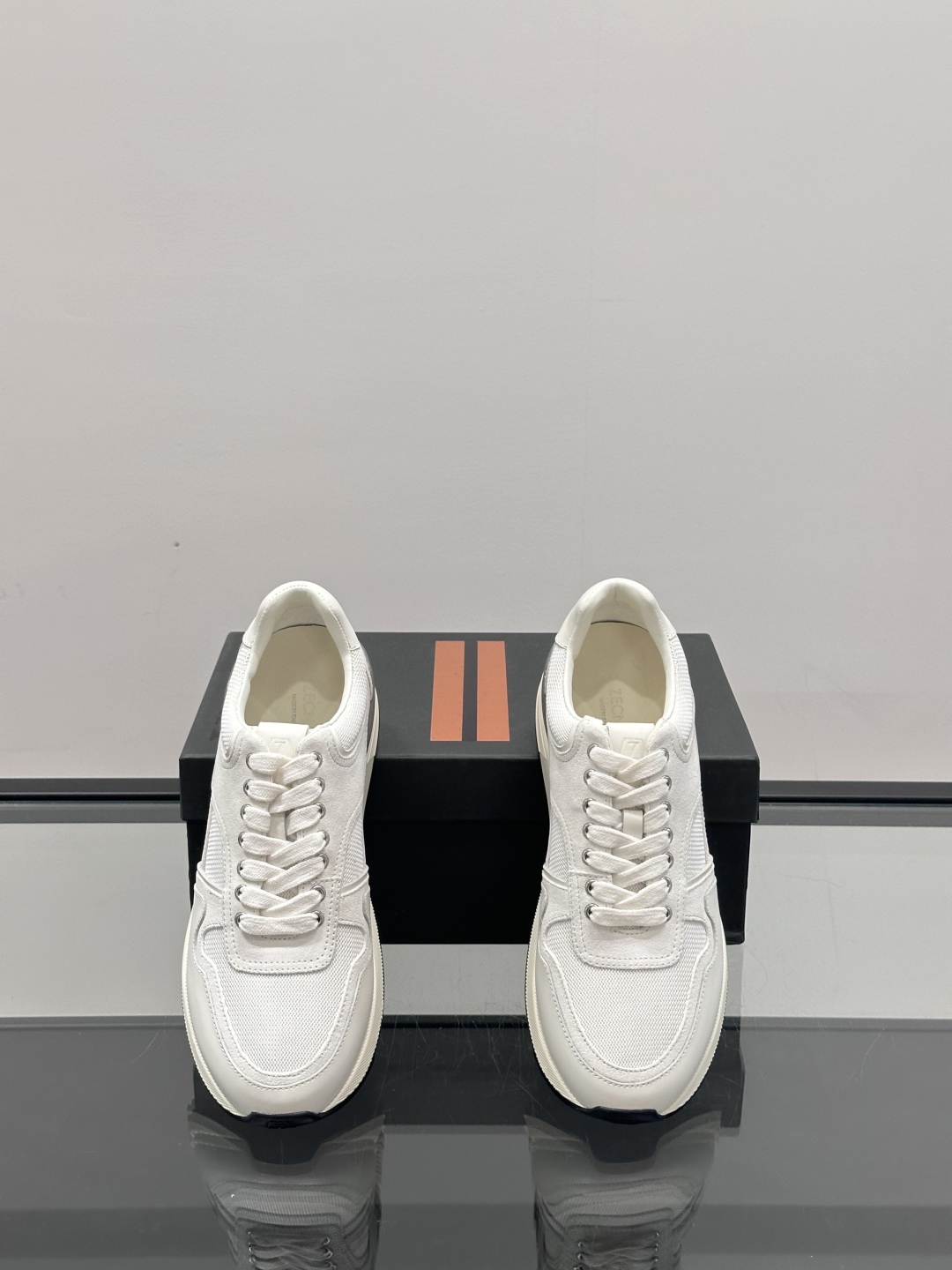 ERMENEGILDO ZEGNA Мужские кроссовки телячья кожа ERMENEGILDO ZEGNA Мужские кроссовки телячья кожа