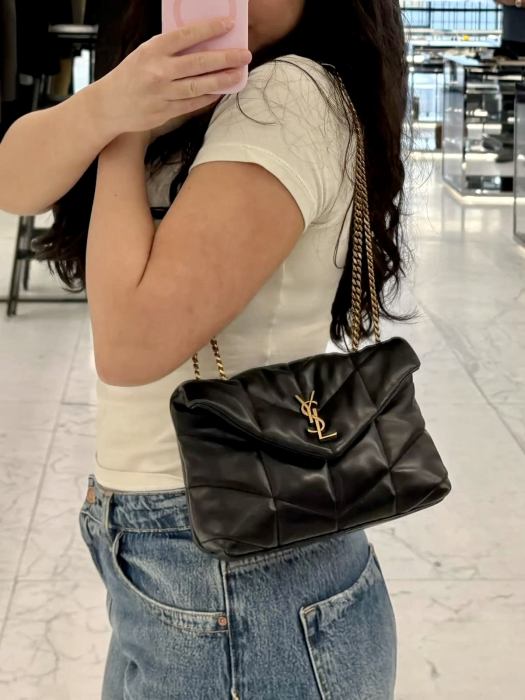 SAINT LAURENT Женская Cумка Loulou Puffer Small