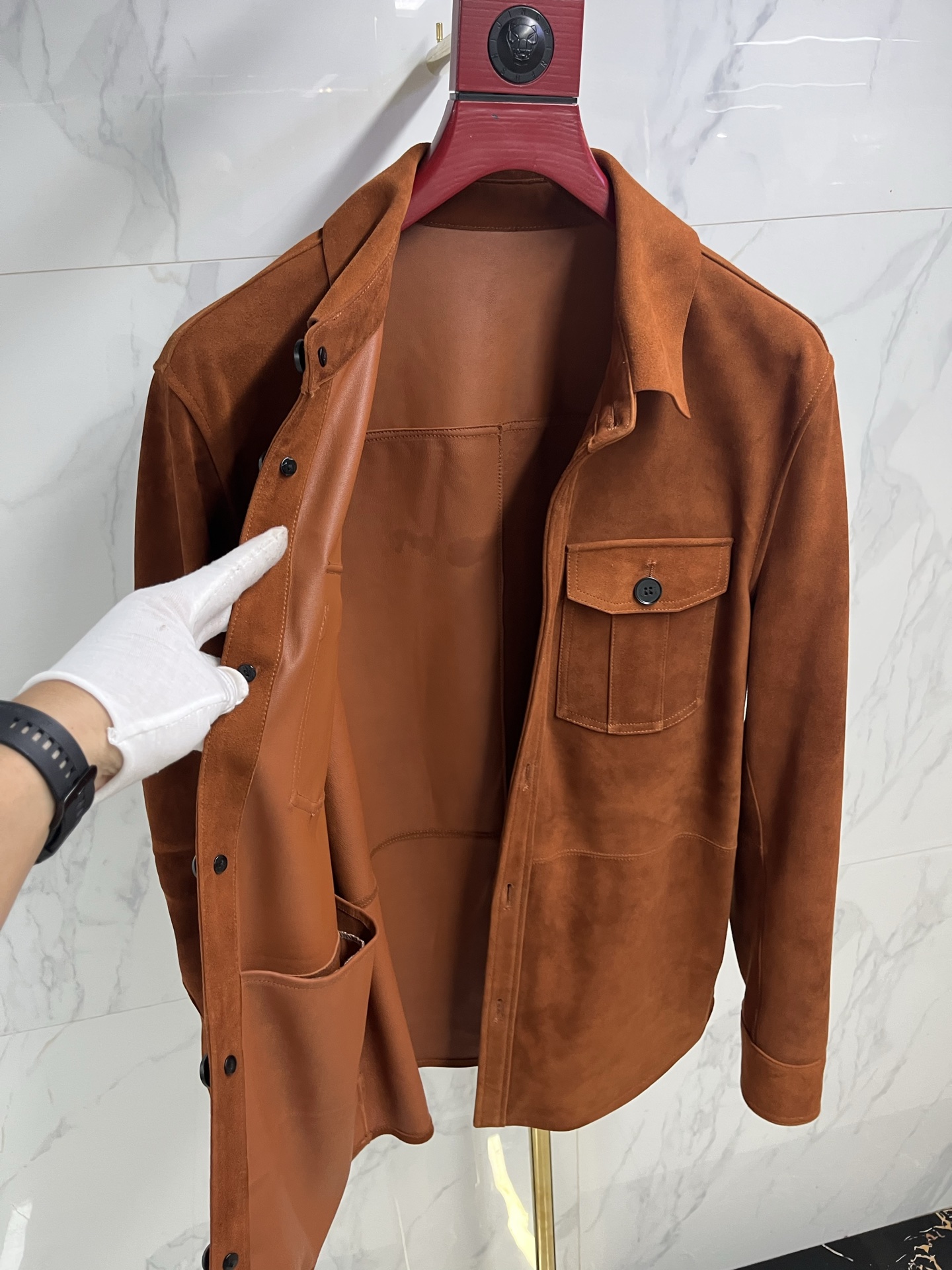 BRIONI Мужская куртка из овчины BRIONI Мужская куртка из овчины