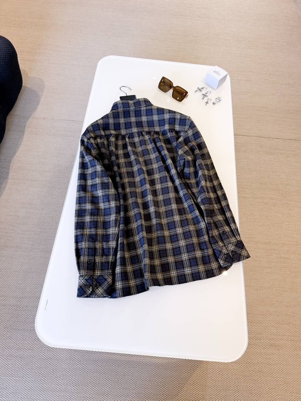 SAINT LAURENT Женская рубашка из хлопка SAINT LAURENT Женская рубашка из хлопка