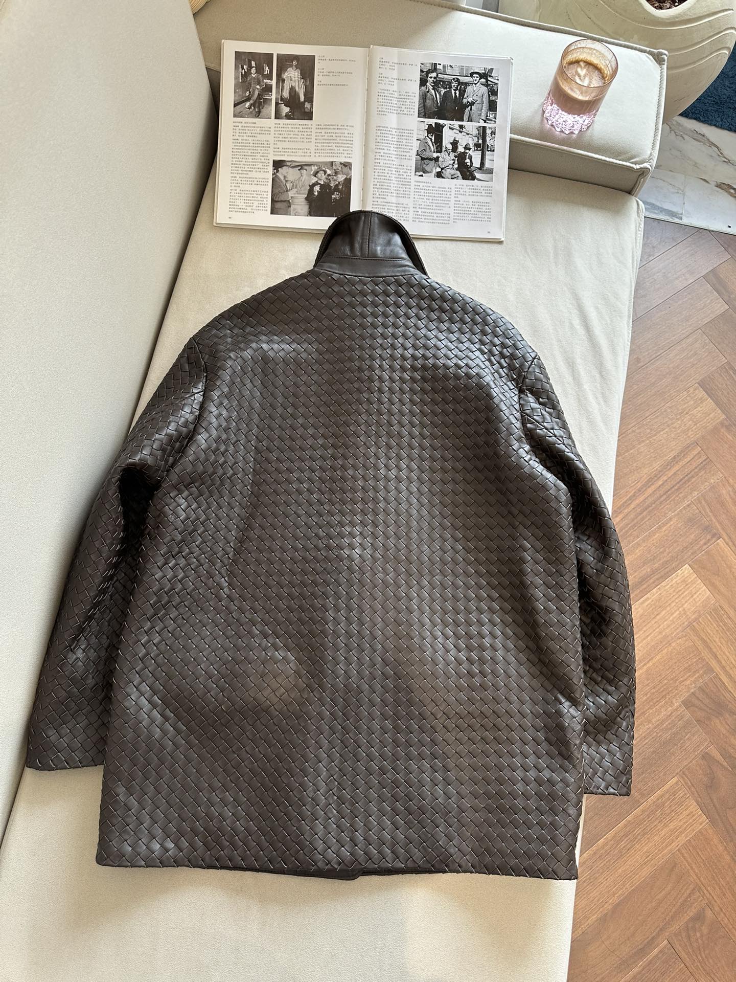 BOTTEGA VENETA Женская кожаная рубашка