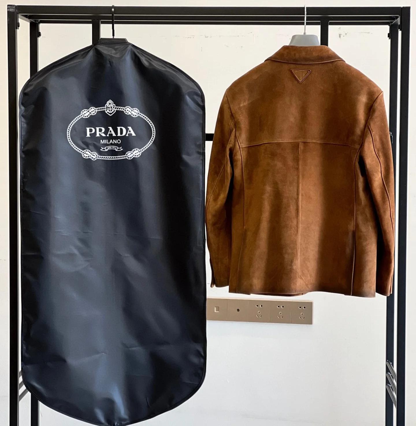 PRADA Мужской пиджак из замши PRADA Мужской пиджак из замши