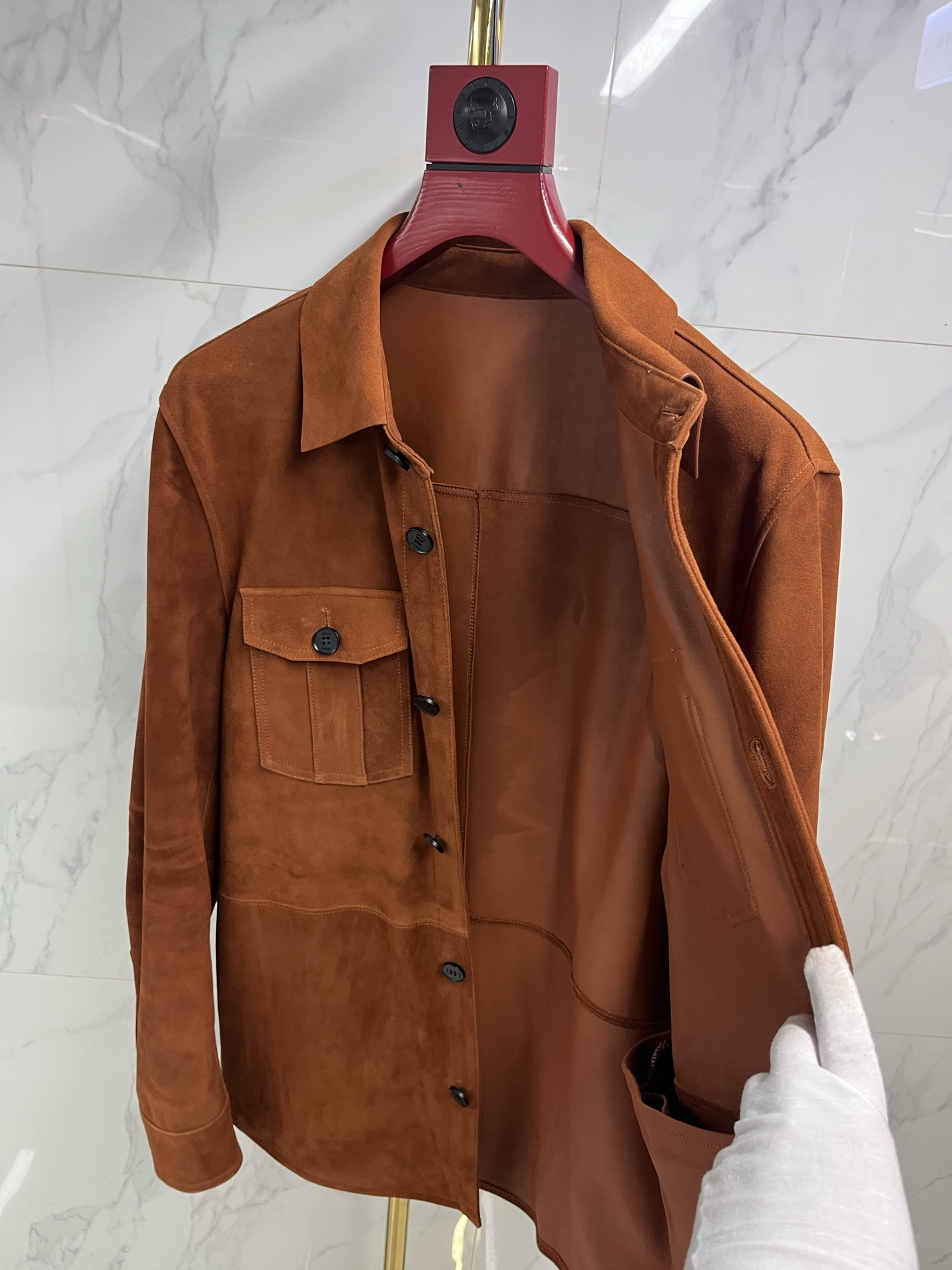 BRIONI Мужская куртка из овчины BRIONI Мужская куртка из овчины