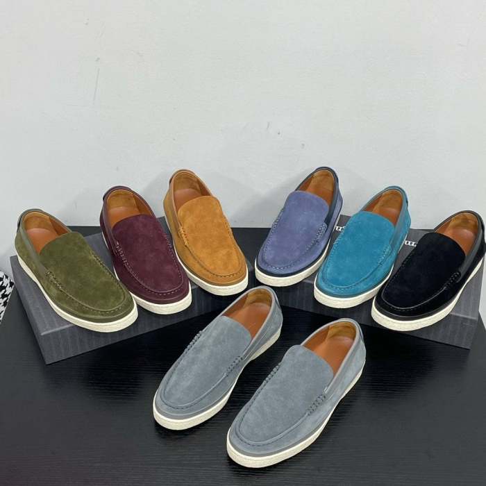 ERMENEGILDO ZEGNA Мужские замшевые мокасины