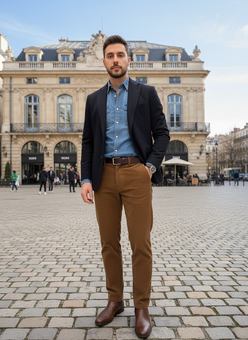 BRUNELLO CUCINELLI Мужские вельветовые брюки BRUNELLO CUCINELLI Мужские вельветовые брюки