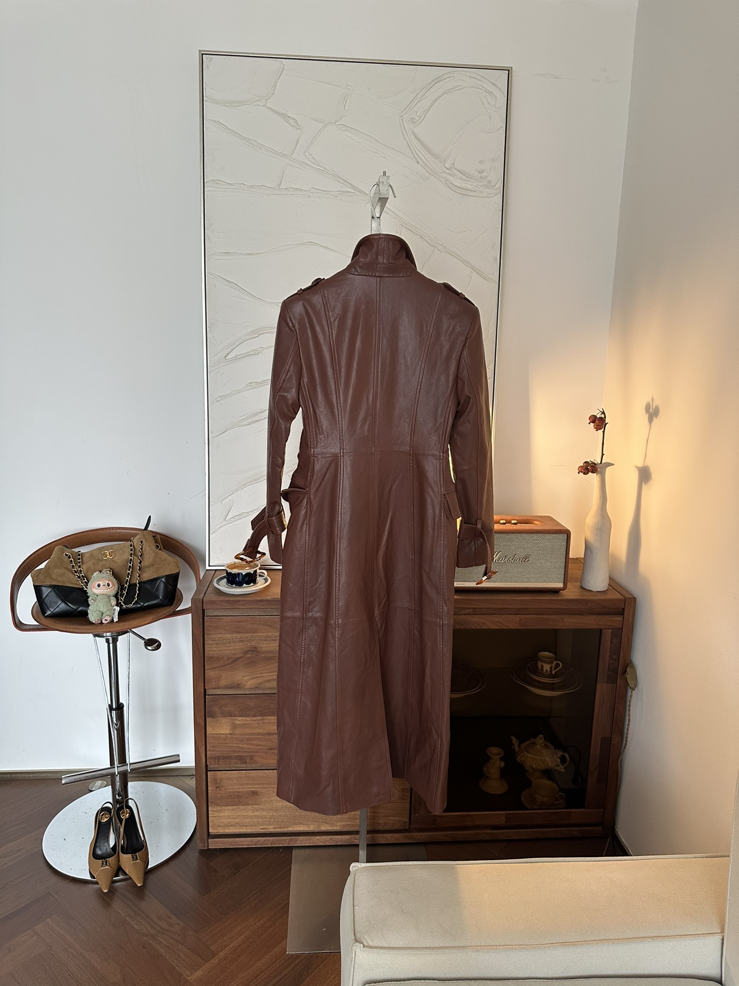 LORO PIANA Женский кожаный плащ LORO PIANA Женский кожаный плащ