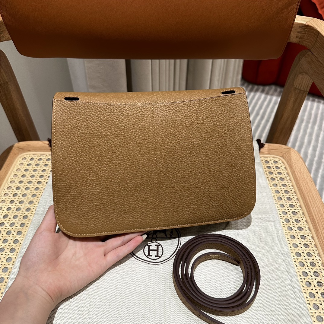 HERMES Женская сумка Halzan 25 см 4B Clemence HERMES Женская сумка Halzan 25 см 4B Clemence