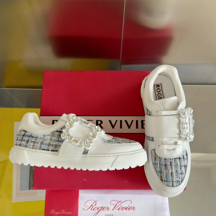 ROGER VIVIER Женские сникерсы Very Viver Strass