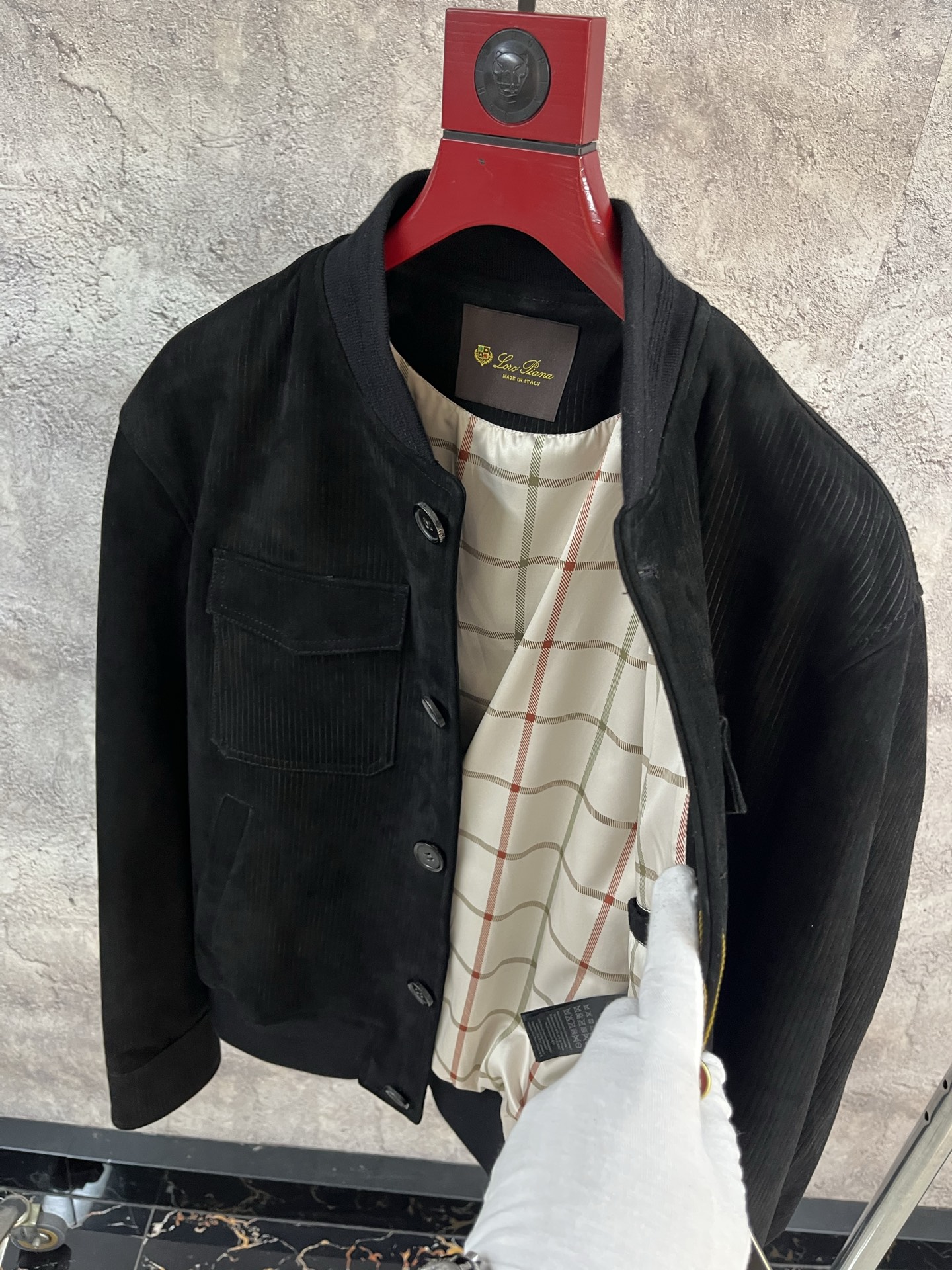 LORO PIANA Мужская куртка из замши LORO PIANA Мужская куртка из замши