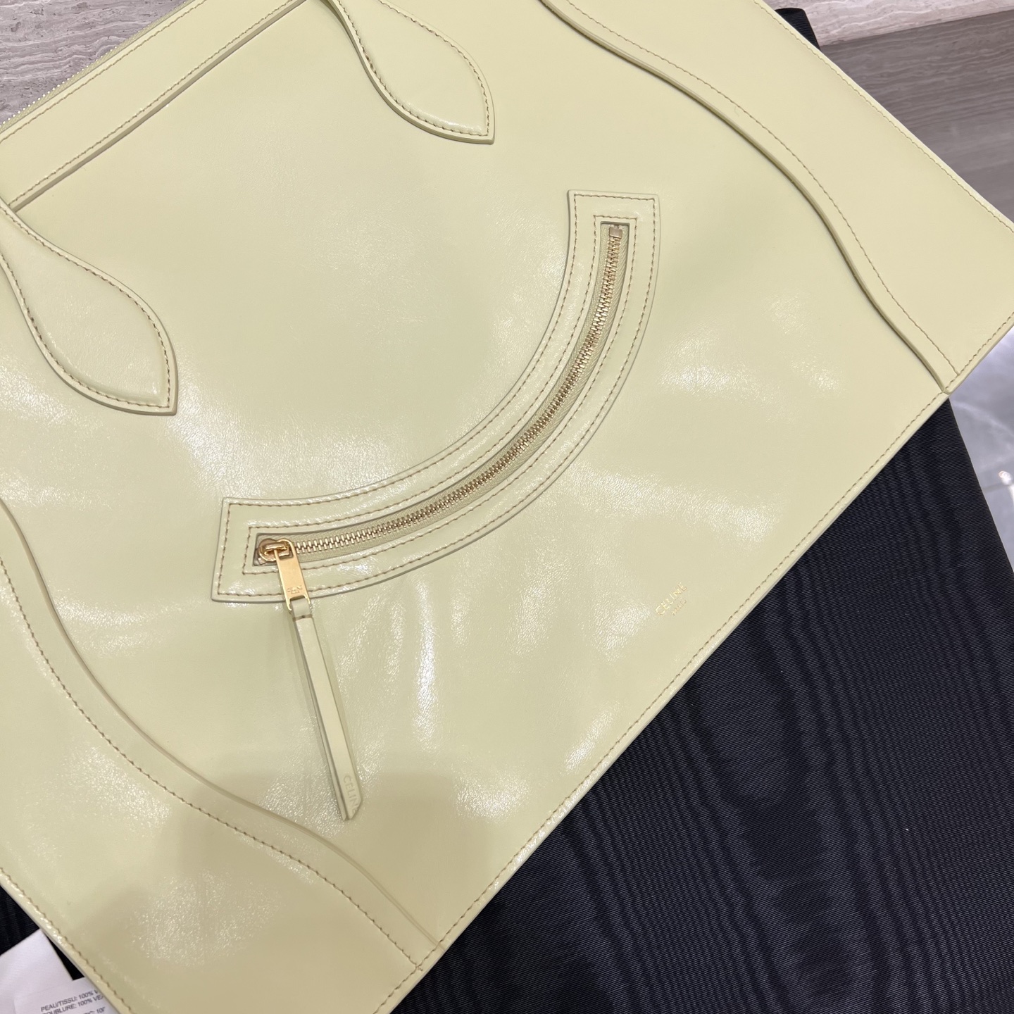 CELINE Женская сумка Luggage из гладкой кожи