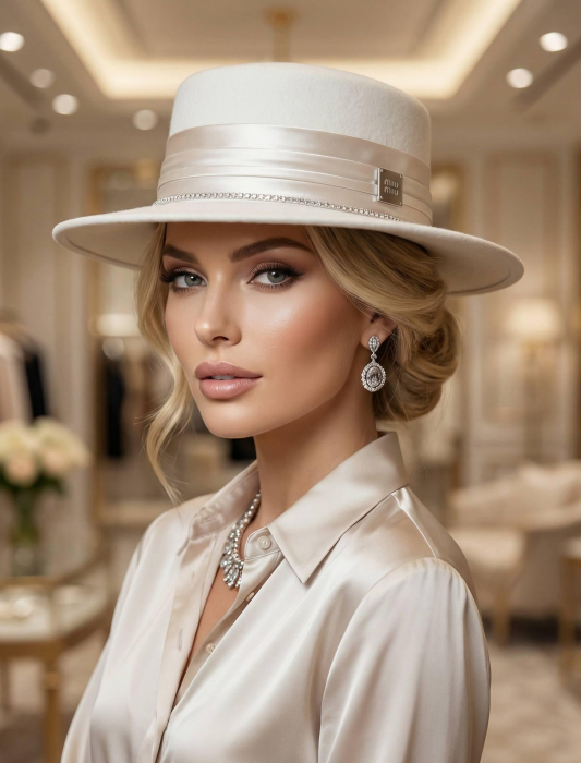 MIU MIU Женская шляпа из шерсти