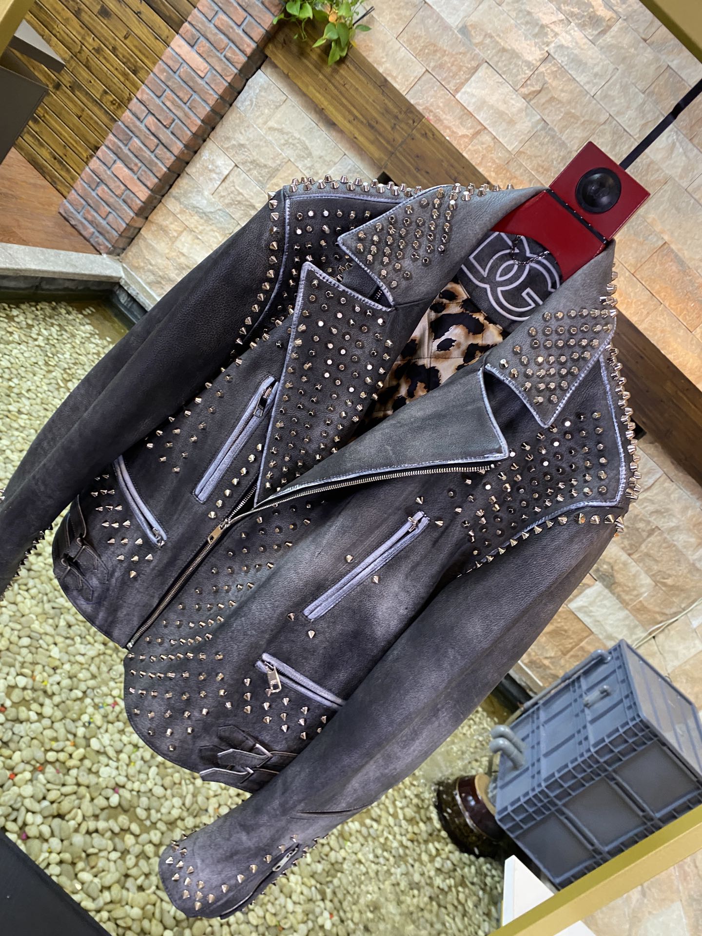 DOLCE & GABBANA Мужская кожаная куртка DOLCE & GABBANA Мужская кожаная куртка