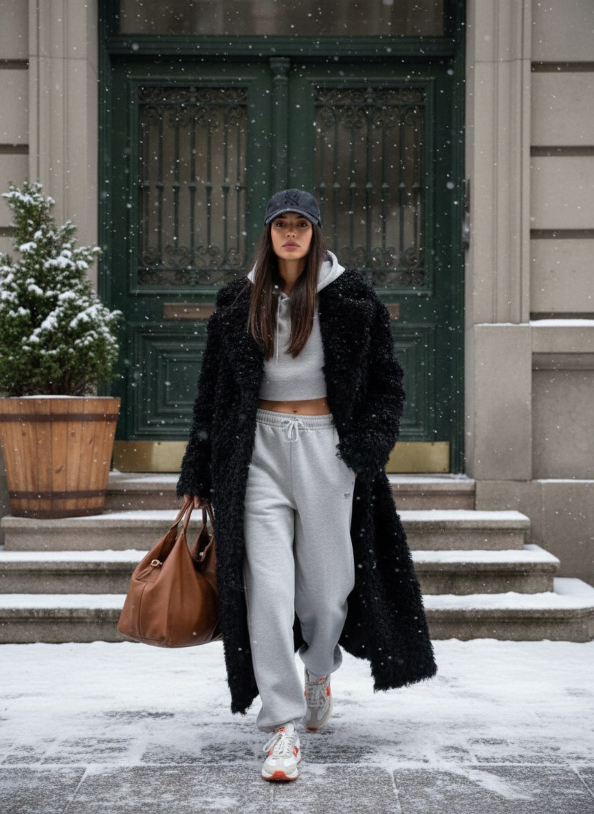 FENDI Женская шуба из овчины 