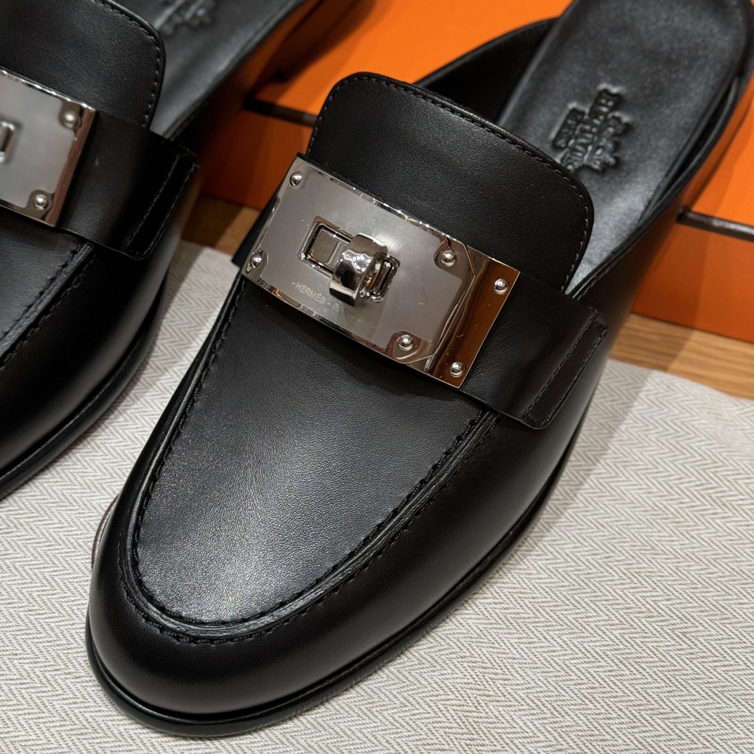 HERMES Женские мюли Lota телячья кожа