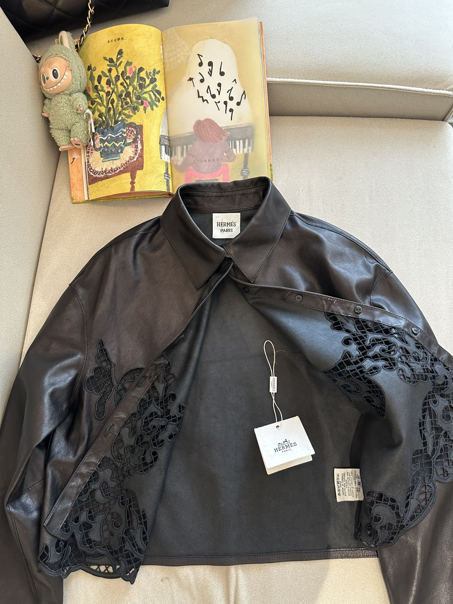 HERMES Женская кожаная куртка HERMES Женская кожаная куртка