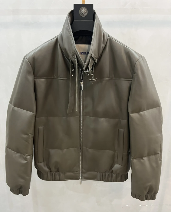 BURBERRY Мужская кожаная куртка