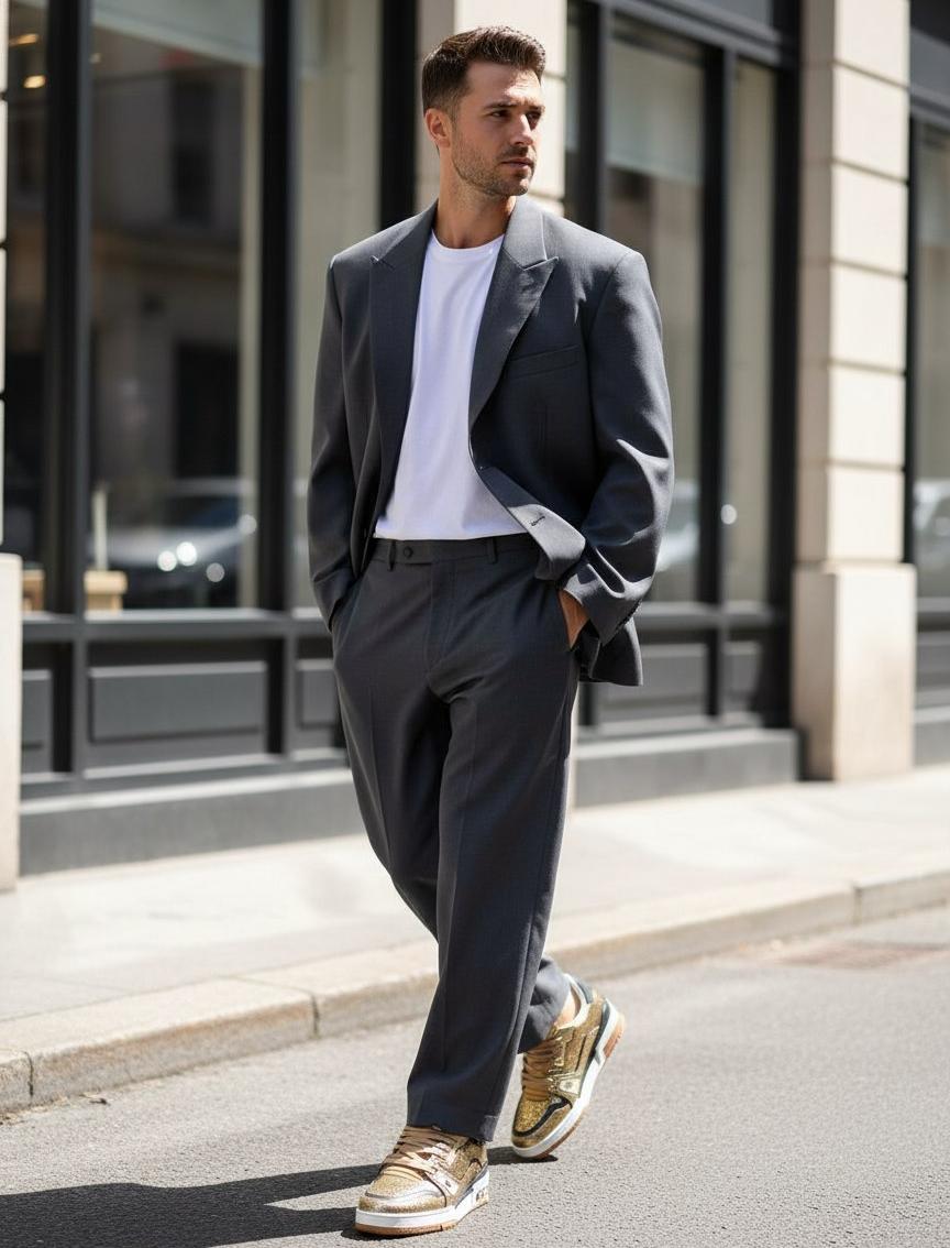 LOUIS VUITTON Мужские кроссовки 