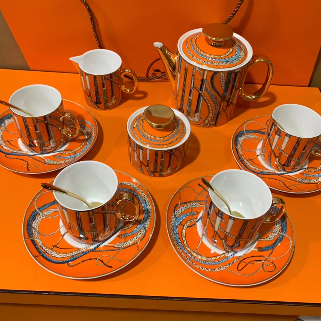 HERMES Чайный сервиз 15 предметов HERMES Чайный сервиз 15 предметов