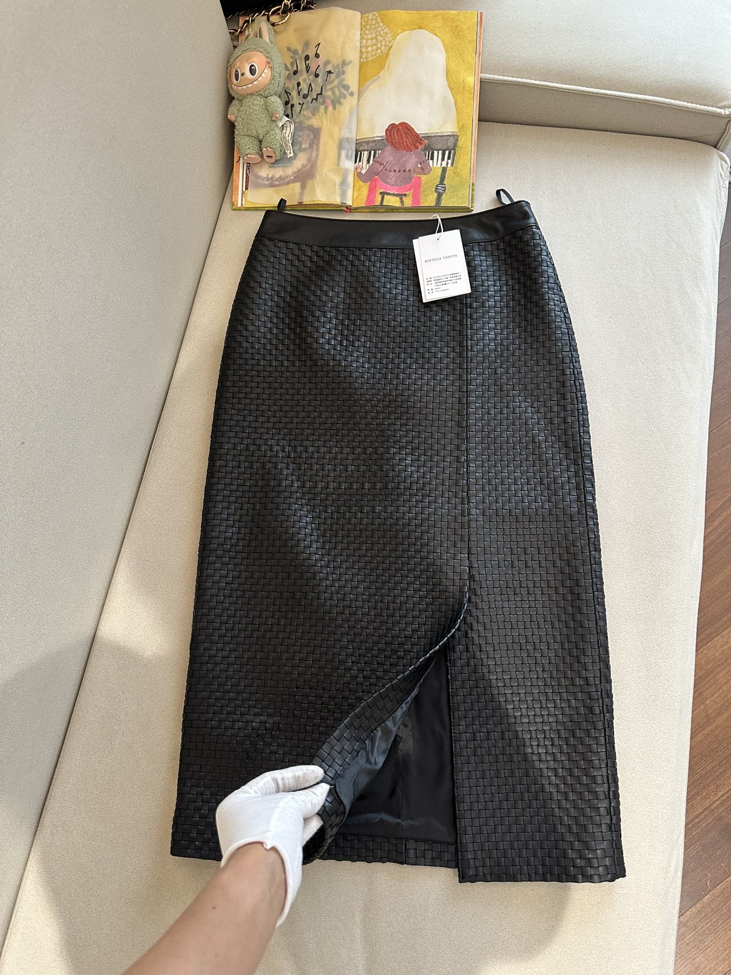 BOTTEGA VENETA Женская кожаная юбка BOTTEGA VENETA Женская кожаная юбка