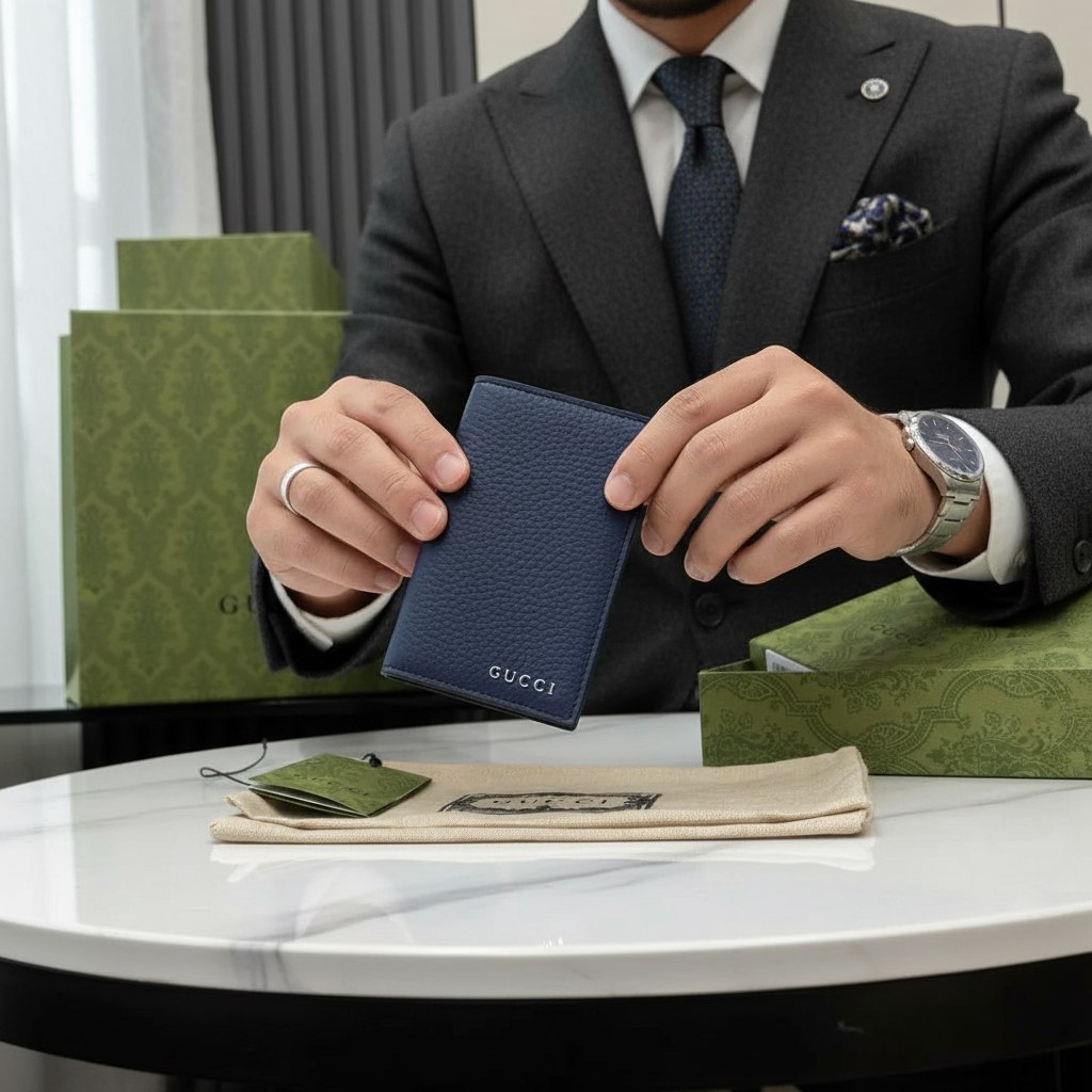 GUCCI Мужская обложка на паспорт GUCCI Мужская обложка на паспорт