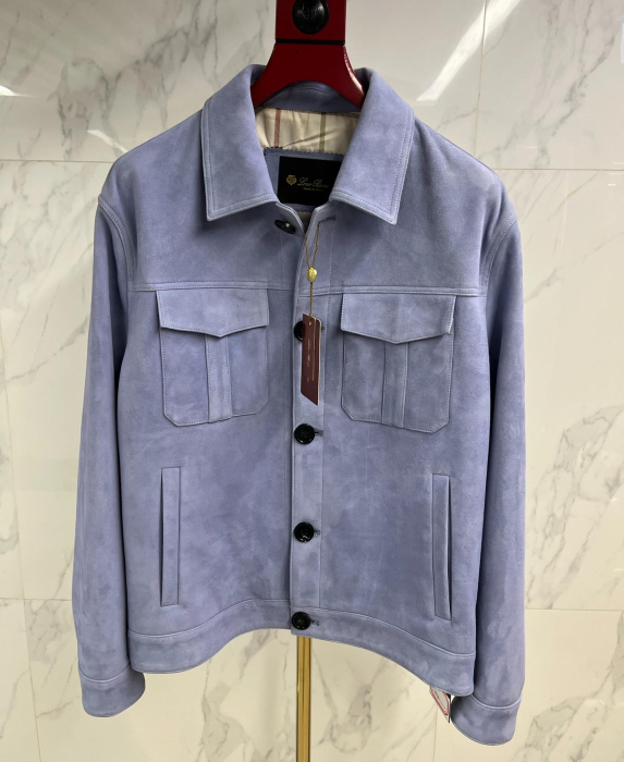 LORO PIANA Мужская куртка из замши